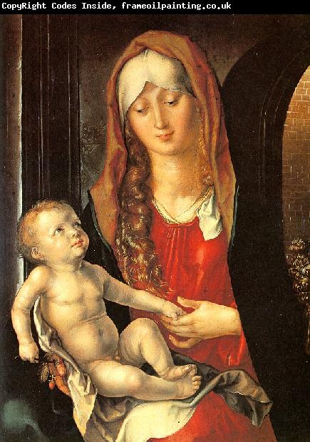 Albrecht Durer Virgin Child before an Archway